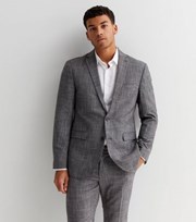 New Look Dark Grey Slim Suit Jacket